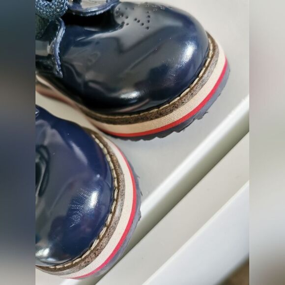 Zara baby Leather oxfords shoes size 25 / toddler 9 - Picture 6 of 6